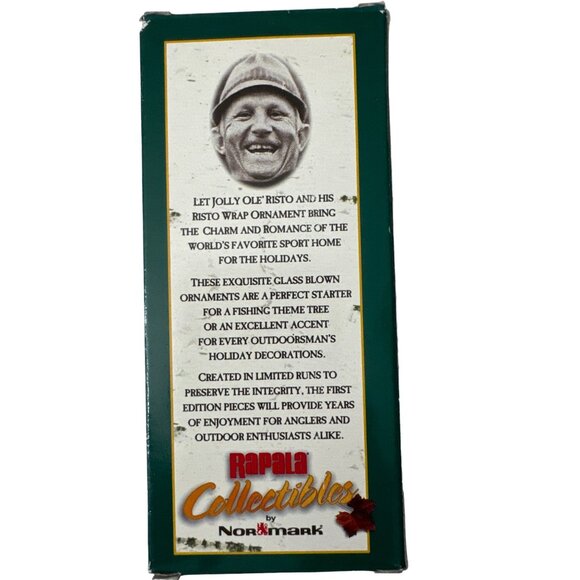 Rapala Collectibles Glass Christmas Tree Ornament Ltd Ed Fishing Lure Fish 4.75” - Picture 4 of 6